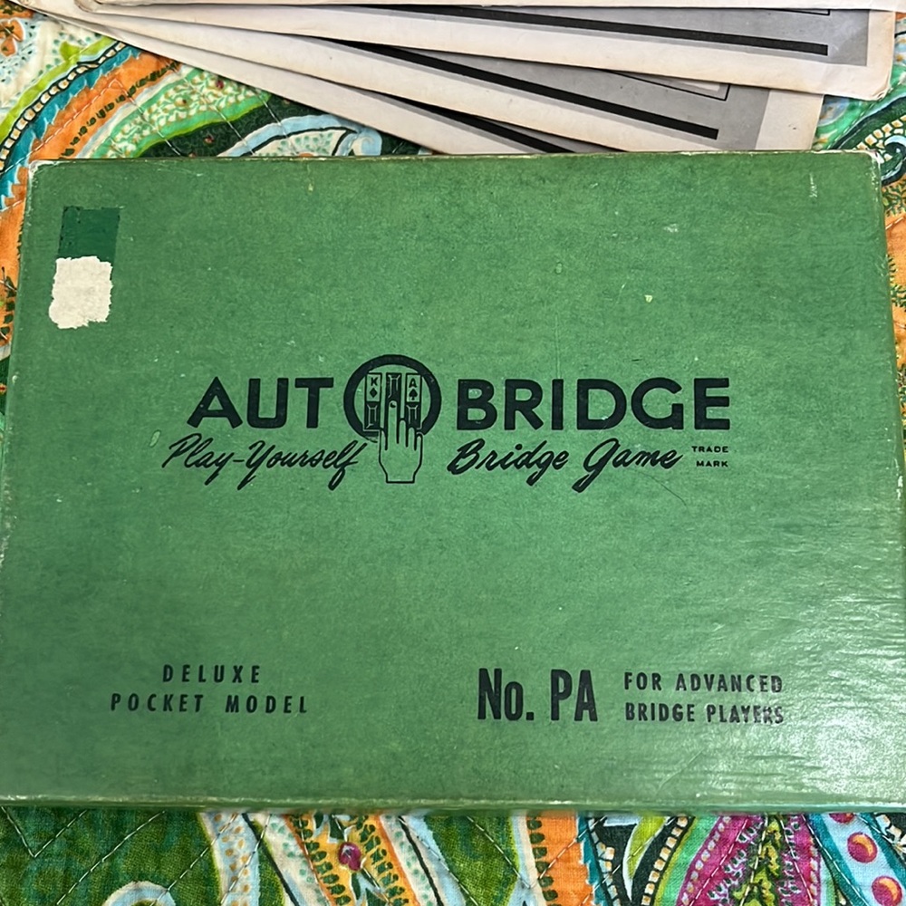 Autobridge  Play Yourself Bridge Game Lot with packets of cards - Picture 2 of 8